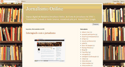 Desktop Screenshot of jornalismoonlineufsc.blogspot.com