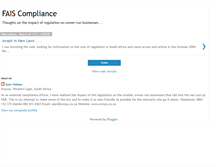 Tablet Screenshot of faiscompliance.blogspot.com