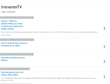 Tablet Screenshot of irreverentv.blogspot.com