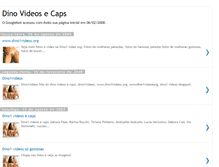Tablet Screenshot of dino1vidosecaps.blogspot.com