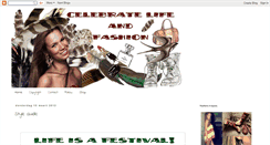 Desktop Screenshot of celebratelifeandfashion.blogspot.com