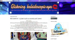 Desktop Screenshot of glisteningkaleidoscopiceyes.blogspot.com