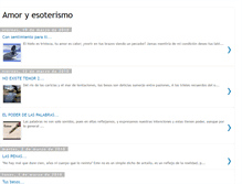 Tablet Screenshot of amoryesoterismo.blogspot.com