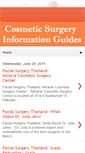 Mobile Screenshot of cosmeticsurgeryinformationguides.blogspot.com