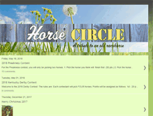 Tablet Screenshot of horsecircle.blogspot.com