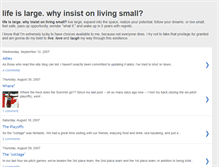 Tablet Screenshot of lifeislarge.blogspot.com