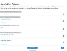 Tablet Screenshot of mandrillusphinx.blogspot.com