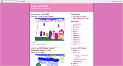 Desktop Screenshot of lunadepapel.blogspot.com
