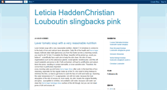 Desktop Screenshot of leticiahaddenchristianlouboutinslin.blogspot.com