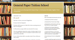 Desktop Screenshot of generalpapertuitionschool.blogspot.com