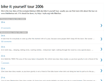 Tablet Screenshot of ecotopiabiketour.blogspot.com