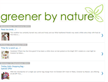 Tablet Screenshot of greenerbynature.blogspot.com