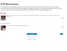 Tablet Screenshot of mtr-restorations.blogspot.com