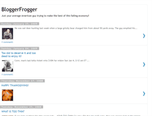 Tablet Screenshot of bloggerfrogger-slaphappy.blogspot.com