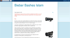 Desktop Screenshot of bieber-bashes-islam.blogspot.com