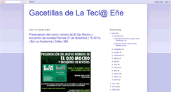 Desktop Screenshot of lateclaenegacetillas.blogspot.com
