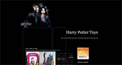 Desktop Screenshot of harry-potter-toy.blogspot.com