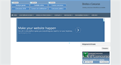 Desktop Screenshot of direitoseconcursos.blogspot.com