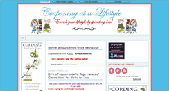 Desktop Screenshot of couponingasalifestyle.blogspot.com