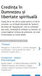 Mobile Screenshot of despre-credinta-libertate-spirituala.blogspot.com