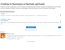 Tablet Screenshot of despre-credinta-libertate-spirituala.blogspot.com