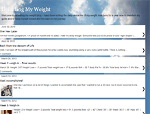 Tablet Screenshot of defeatingmyweight.blogspot.com