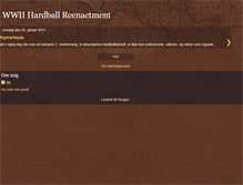 Tablet Screenshot of hardballreenactment.blogspot.com