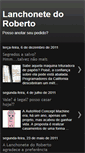 Mobile Screenshot of lanchonetedoroberto.blogspot.com