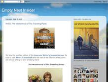 Tablet Screenshot of emptynestinsider.blogspot.com