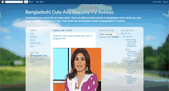 Desktop Screenshot of bangladeshi-tv-actress.blogspot.com