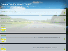 Tablet Screenshot of guiaargentinadecomercios.blogspot.com