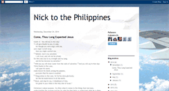 Desktop Screenshot of nicktothephilippines.blogspot.com