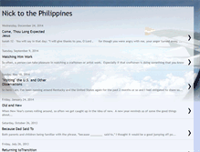 Tablet Screenshot of nicktothephilippines.blogspot.com