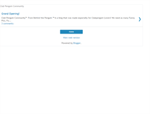 Tablet Screenshot of communitypenguin.blogspot.com