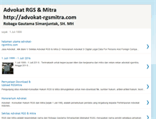 Tablet Screenshot of advokat-rgsmitra.blogspot.com