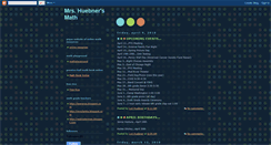 Desktop Screenshot of lorihuebnerwashingtonmath.blogspot.com