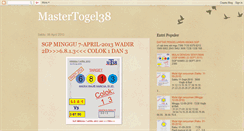 Desktop Screenshot of mastertogel38.blogspot.com