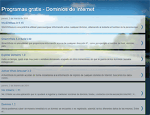 Tablet Screenshot of herramientas-dominios.blogspot.com