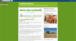 Desktop Screenshot of farmbabysteward.blogspot.com