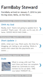 Mobile Screenshot of farmbabysteward.blogspot.com