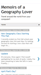 Mobile Screenshot of memoirsofageolover.blogspot.com