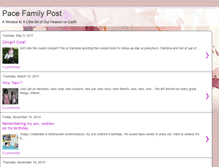 Tablet Screenshot of pacefamilypost.blogspot.com