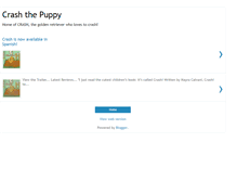 Tablet Screenshot of crashthepuppy.blogspot.com