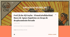 Desktop Screenshot of dignidad-rebelde.blogspot.com