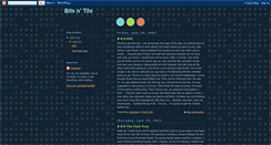 Desktop Screenshot of bitsntits.blogspot.com