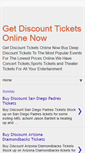Mobile Screenshot of discountticketsnow.blogspot.com