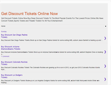 Tablet Screenshot of discountticketsnow.blogspot.com