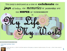 Tablet Screenshot of mylifemyworld-sharingadream.blogspot.com