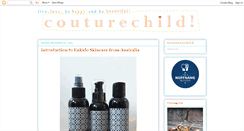 Desktop Screenshot of couturechild.blogspot.com