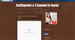 Desktop Screenshot of japan-earthquake-tsunami.blogspot.com